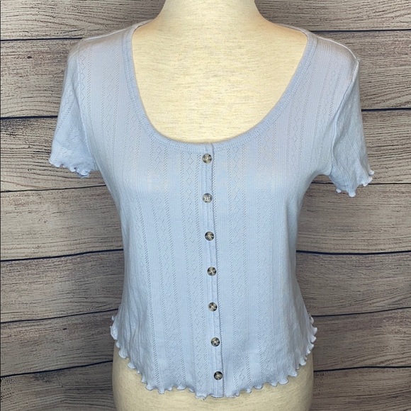 Pink Rose Tops - NWT PINK ROSE CROP TOP